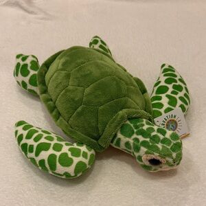 Atlantis Bahamas Green Plush Turtle Toy